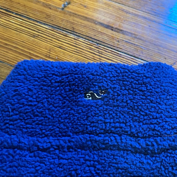 Vineyard vines new with tags blue Sherpa quarter zip - Picture 5 of 5